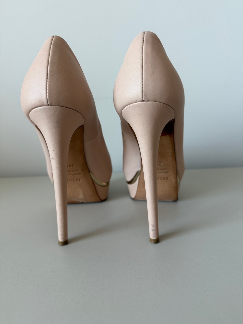 Le Silla High Heels Peep Toe Platform Pumps EU 36.5 - Picture 7 of 10